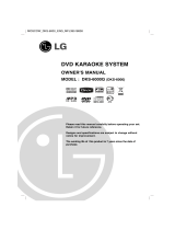 LG DKS-6000K User manual