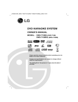 LG DKS-7101 User manual