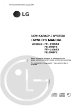 LG FFH-2103ZAX User manual
