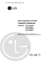 LG FFH-2108AX Owner's manual