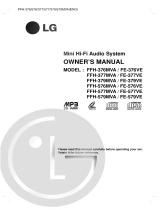 LG FFH-376MVA Owner's manual