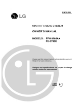 LG FFH-3785AX User manual