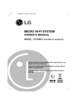 LG FFH-M217X User manual