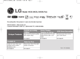 LG HS33 User manual
