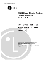 LG J10D-X User manual