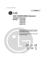 LG LAC5710W User manual
