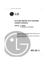 LG LF-M340X User manual