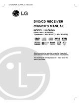 LG LH-D6249X User manual
