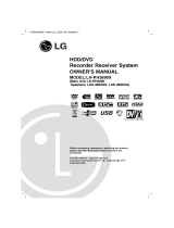 LG LH-RH3690SE User manual