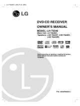 LG LH-T6540D User manual