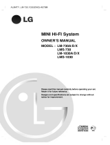 LG LM-1030X User manual