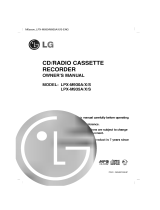 LG LPX-M930X User manual