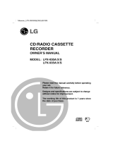 LG LPX-930X User manual