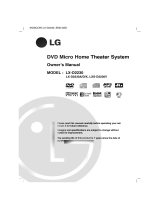 LG LX-D2230X User manual