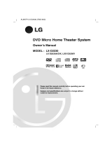 LG LX-D2230X User manual