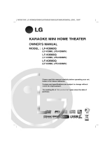 LG LX-K3960X User manual