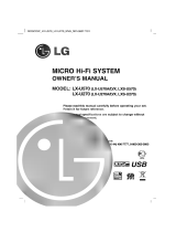 LG LX-U570X User manual
