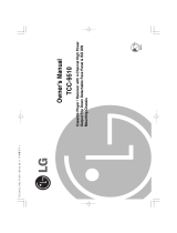 LG TCC-9510 User manual
