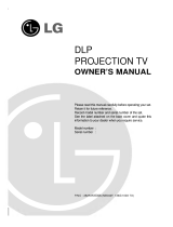 LG RZ-44SZ80DB User manual