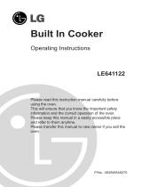 LG LE641122S Owner's manual