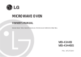 LG MB-4344B Owner's manual