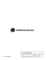 LG WD-14311RDK Owner's manual