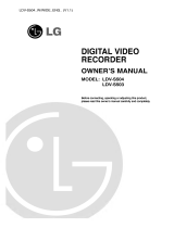LG LDV-S504 Owner's manual