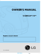LG V-CB951HT Owner's manual