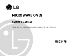 LG MS-2347B Owner's manual