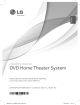 LG DH4430P 330W 5.1Ch DVD Home Cinema System Owner's manual