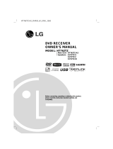 LG HT762PZA2 Owner's manual