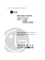 LG LX-D6960A User manual