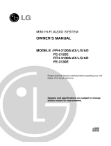 LG FFH-3130A Owner's manual