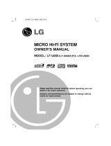 LG LF-U850A Owner's manual