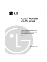 LG 29FG1RL Owner's manual