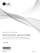 LG WFT1100 Owner's manual