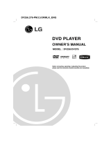 LG DV256-PM Owner's manual