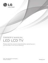 LG 42LV3730 Owner's manual