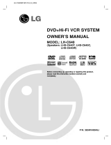 LG LH-D6230A User manual