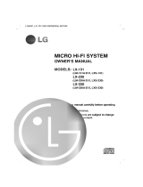 LG LX-330A Owner's manual