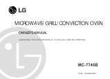 LG MC-7645B Owner's manual