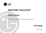 LG MP-9482SC Owner's manual