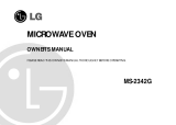 LG MS-2342G Owner's manual