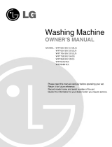 LG WFT85B31ECT Owner's manual