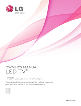 LG 32LY540S Owner's manual