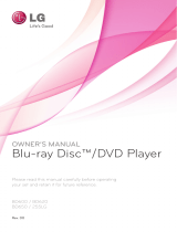 LG BD600 User manual
