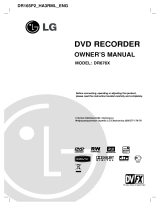 LG DR165P2 User manual