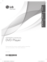 LG DVX632 User manual