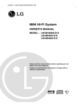 LG LM-M540X Owner's manual