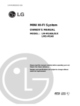 LG LM-M140X Owner's manual